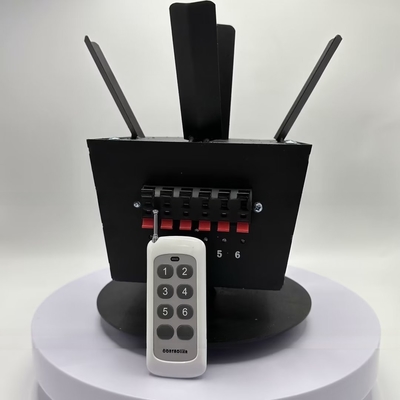 IP55 вращающийся фейерверк фонтанная машина беспроводное последовательное дистанционное управление 500 м система стрельбы фейерверков