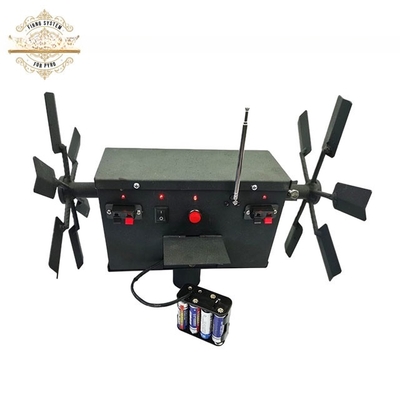 IP55 Высоковольтная электронная зажигательная двойная колесная фейерверк фонтанная машина