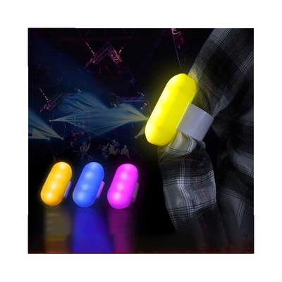 Партии Большие мероприятия Custom LOGO Light Up Wristbands Удаленно управляемые светодиодные светящиеся браслеты