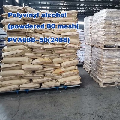 Pva Powder Polyvinyl Alcohol 2488 Particle Pva088-50 Высокая вязкость с высокой пенообразованием Клей специального назначения