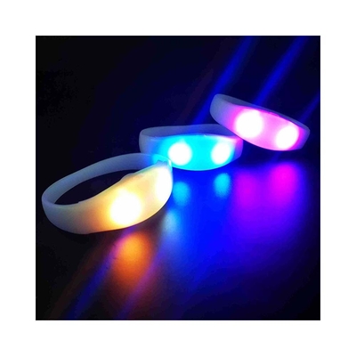 2024 DMX 512 Освещение Дистанционное управление LED браслет RGB Pulseras Brasil luz gira Pulseras LED Con Control DMX