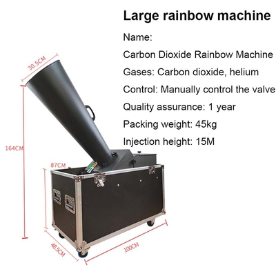 8M Jet Paper Co2 Cyclone Confetti Cannon Machine Малый эффект эпизода для покрытой площади 60-100 м2